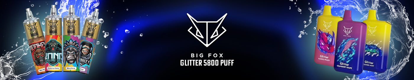 Big Fox Glitter 5800 Puffs