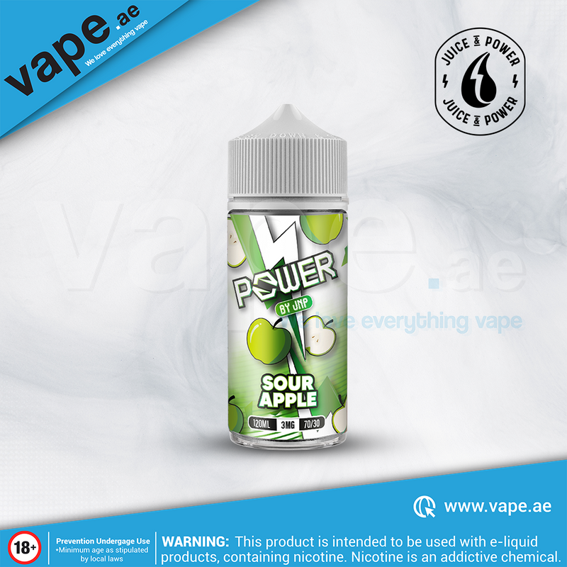 Sour Apple 3mg 120ml By Juice N Power