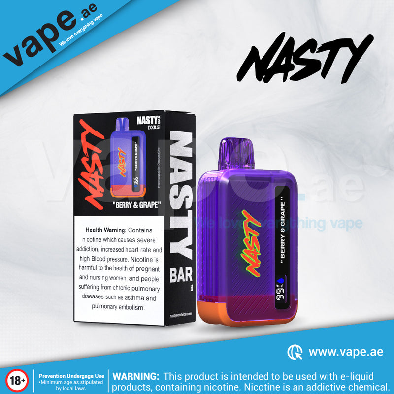Berry and Grape 8500 Puffs 20mg by Nasty Bar