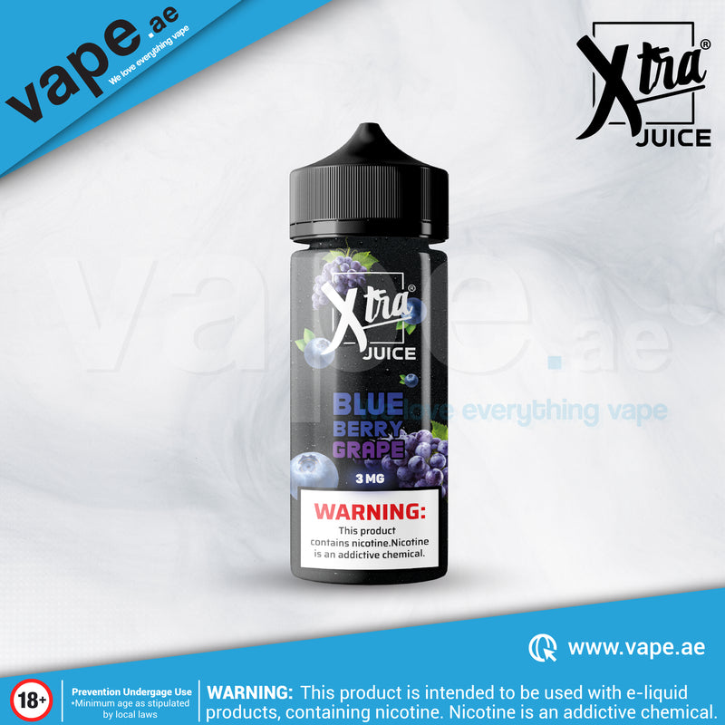 Blueberry Grape 3mg 100ml By Xtra Juice