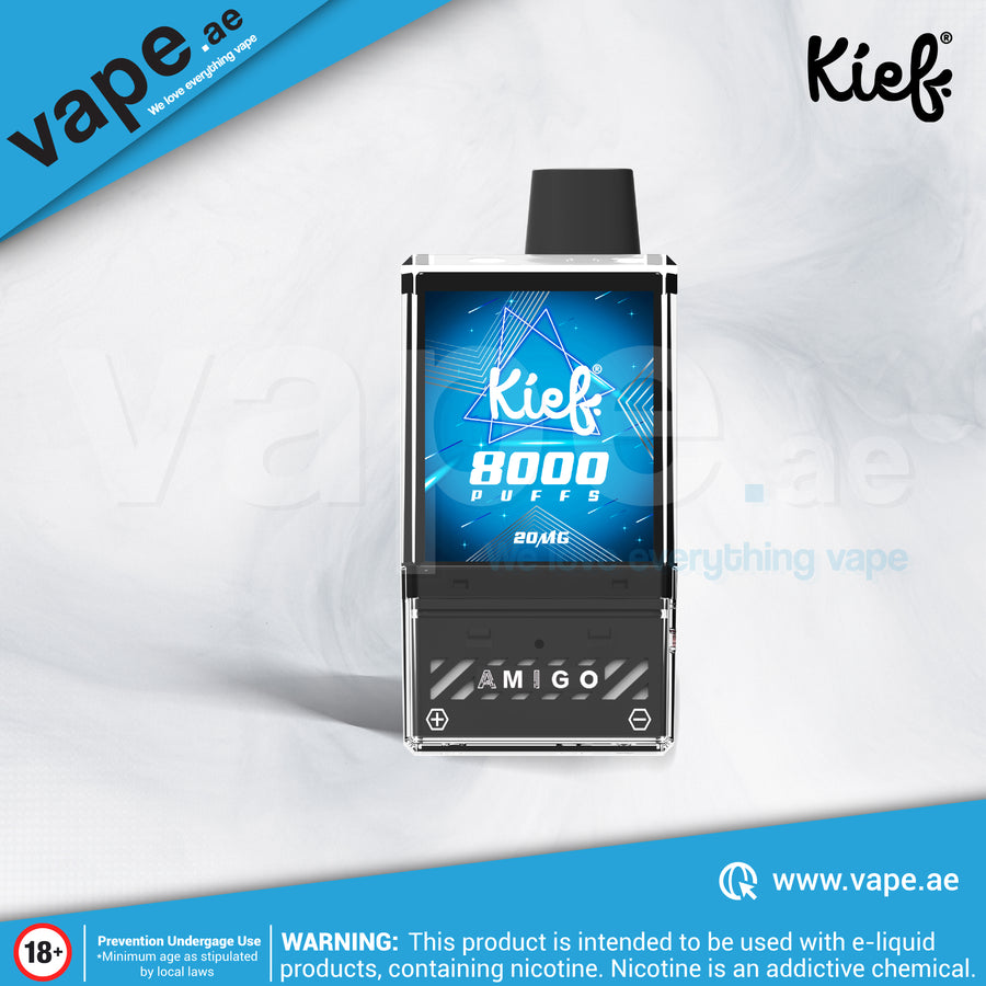 Kief Amigo Prefilled Pod Kit 8000 Puffs 20mg  Vape.ae