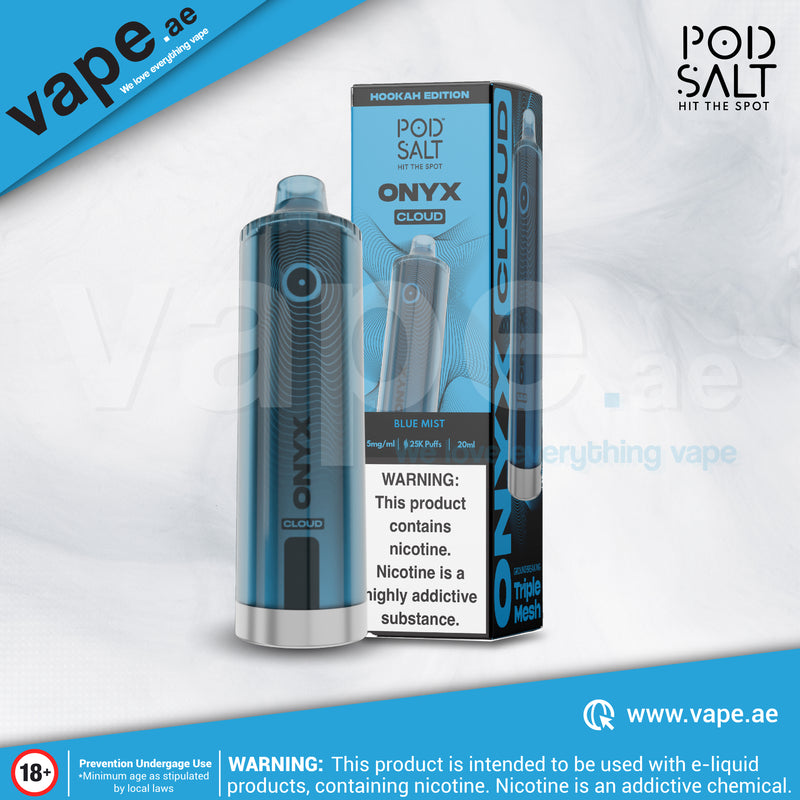 Blue Mist 5mg 25000 Puffs Onyx Cloud By Pod Salt