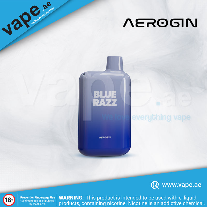 Blue Razz 5500 Puffs by Aerogin
