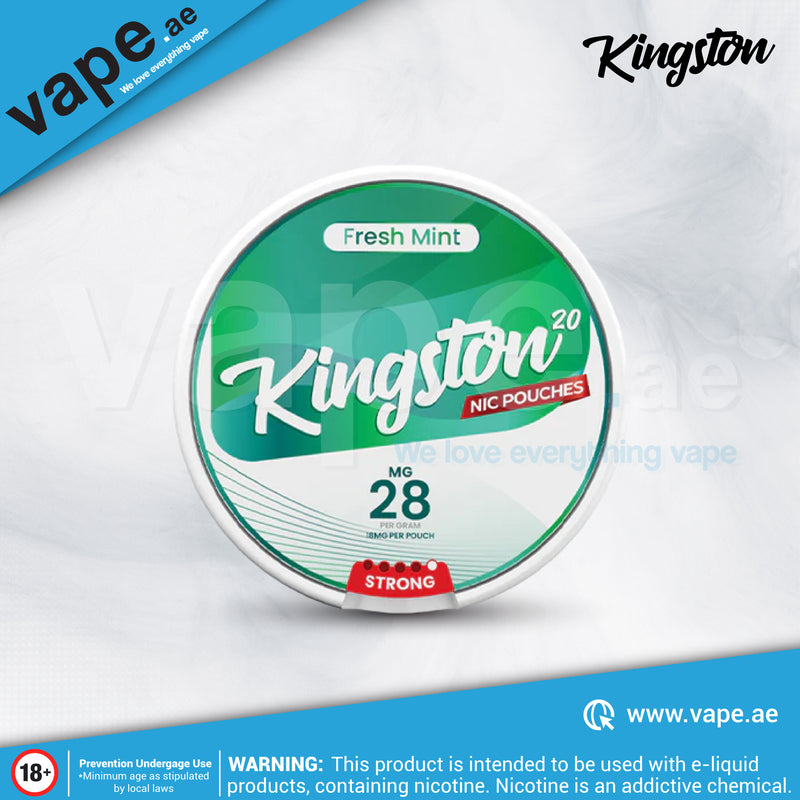 Freshmint 28mg Nicotine Pouch / Snus By Kingston