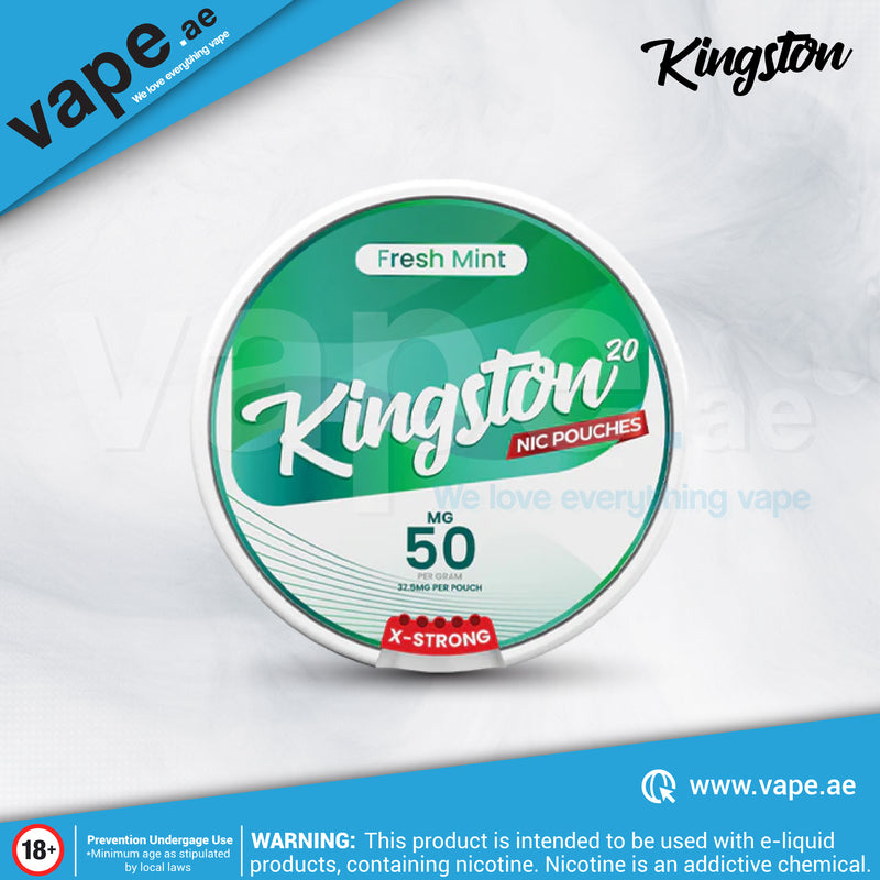 Freshmint 50mg Nicotine Pouch / Snus By Kingston