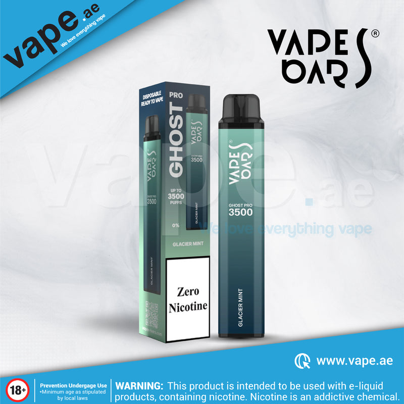Glacier Mint 0mg 3500 Puffs by Vapes Bars Ghost Pro