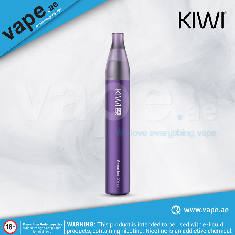 Grape Ice By Kiwi Go Max 20mg 3000 Puffs