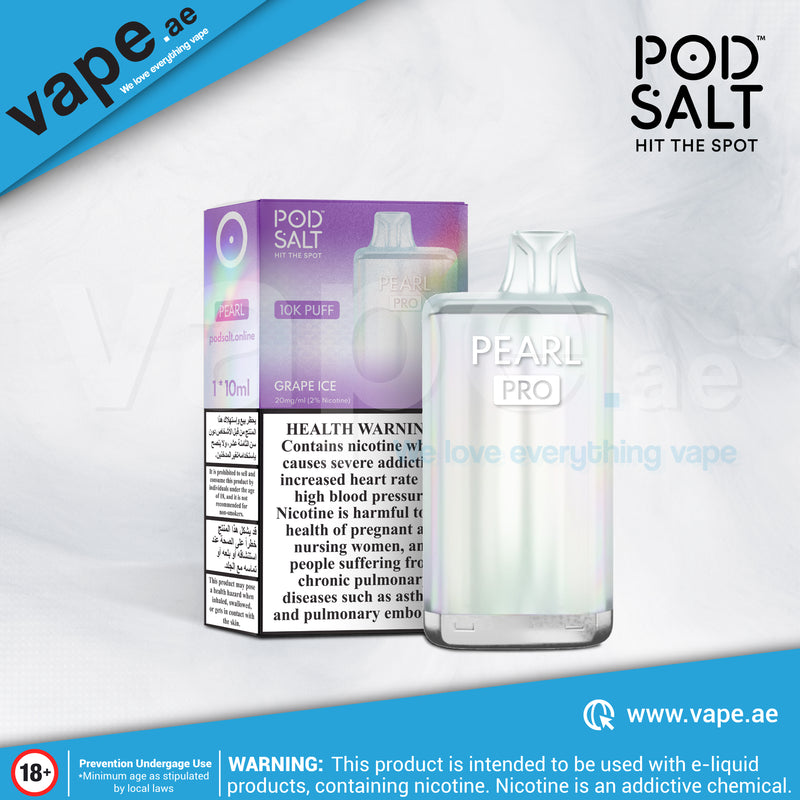 Grape Ice 20mg 10000 Puffs by Pod Salt Pearl Pro