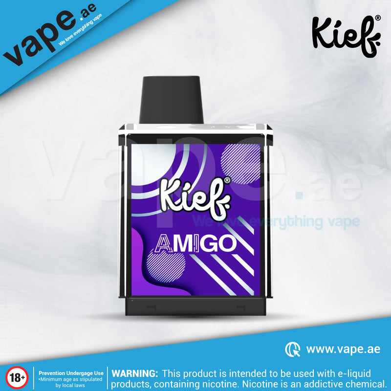 Grape Ice 20mg 8000 Puffs Pod By Kief Amigo