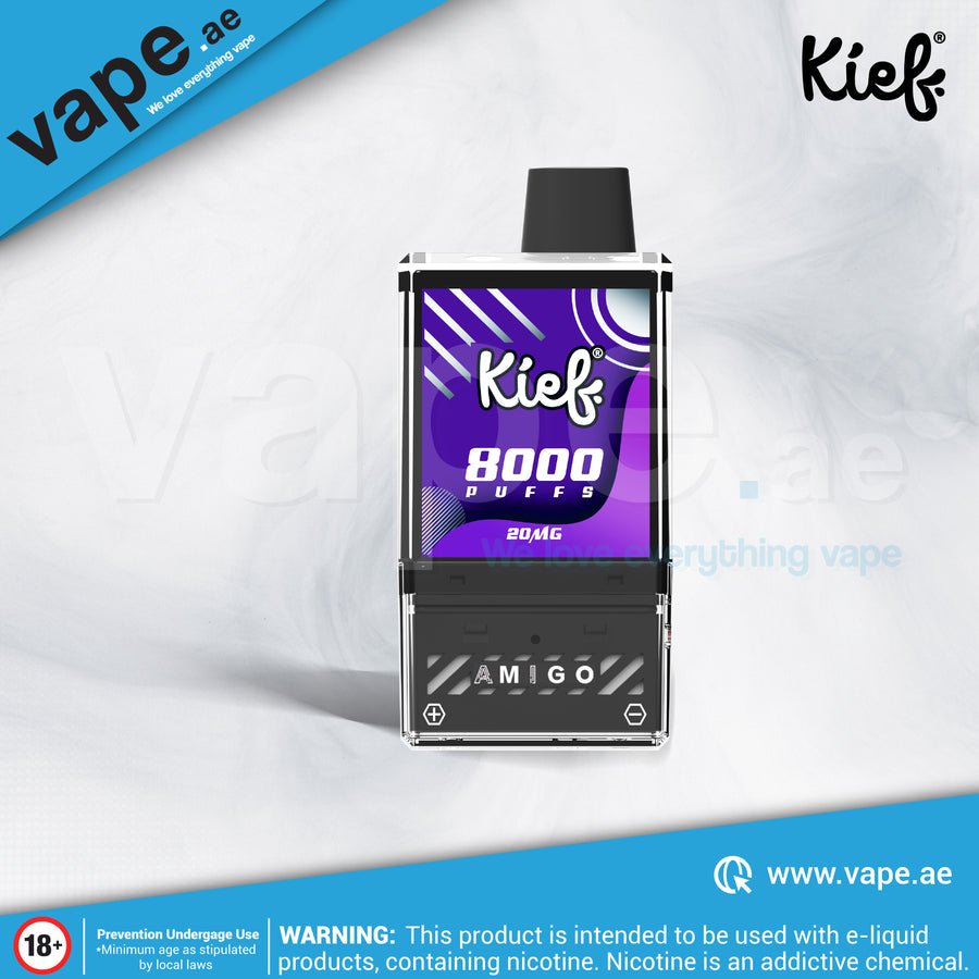 Kief Amigo Prefilled Pod Kit 8000 Puffs 20mg – Vape.ae