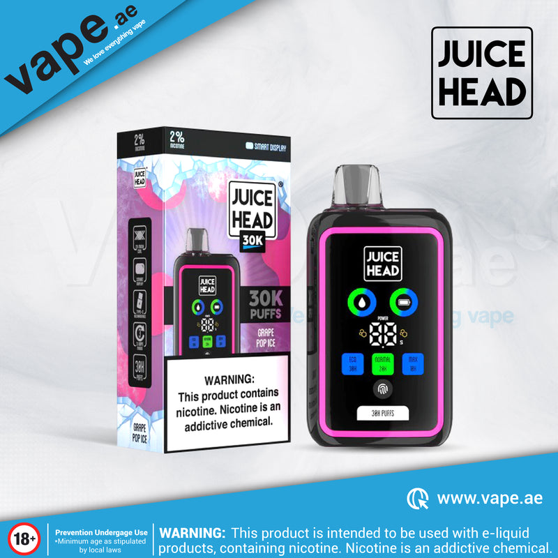 Grape Pop Ice 30,000 Puffs 20mg by Juice Head