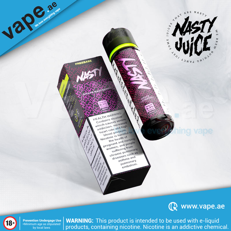 Grape Raspberry 3mg 50ml by Nasty Juice