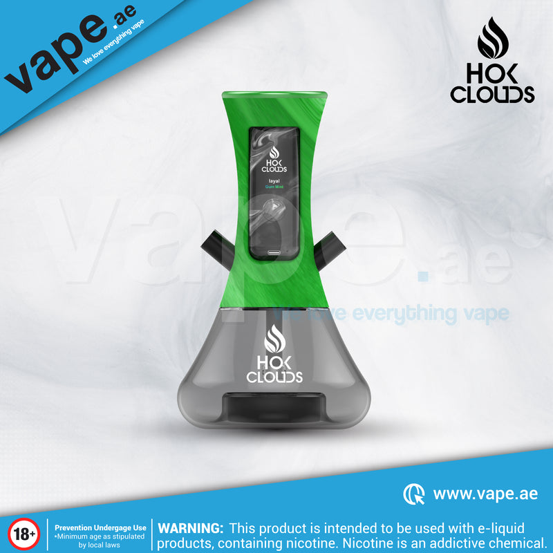 Green Resin E - Shisha Kit By HOK Clouds