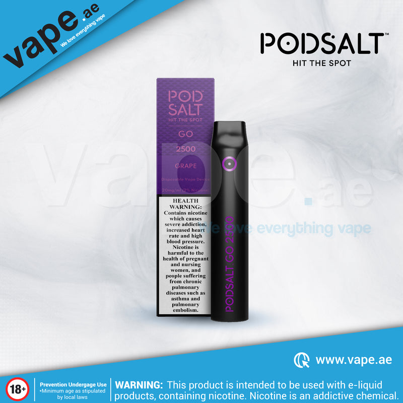 Grape 20mg 2500 Puffs by Pod Salt Go