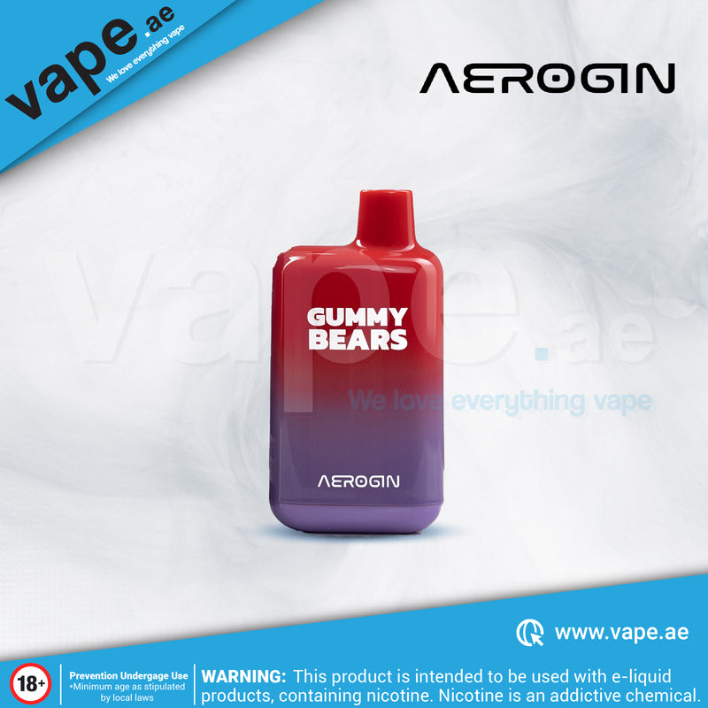 Gummy Bears 50mg 5500 Puffs by Aerogin