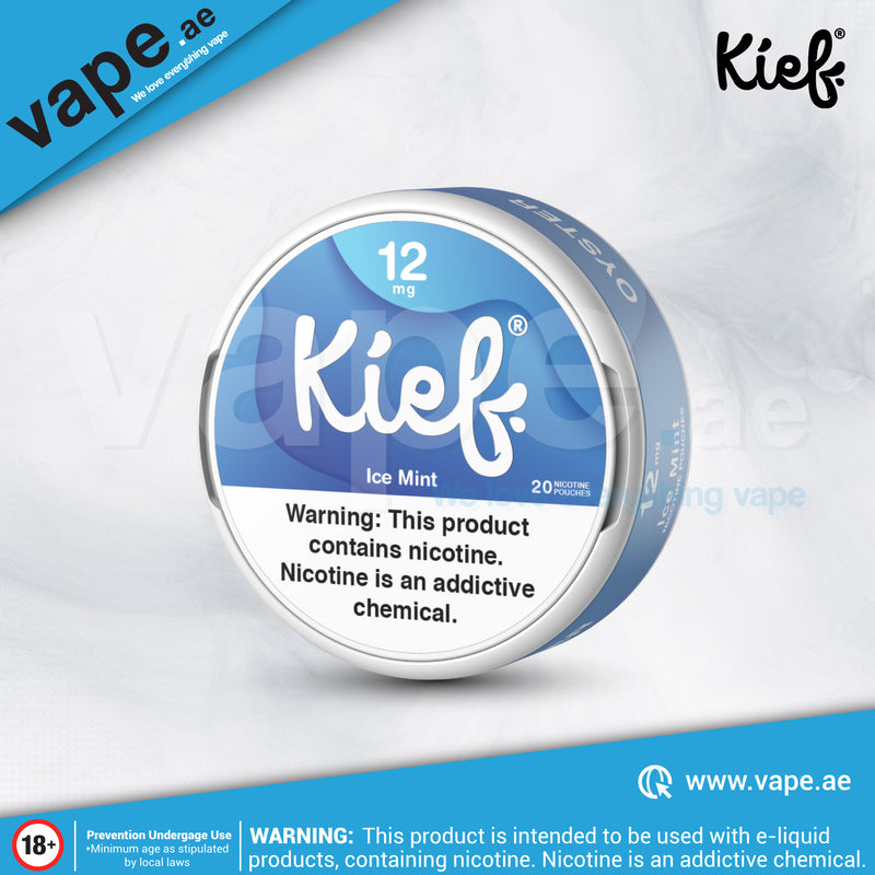 Ice Mint 12mg Nicotine Pouch / Snus By Kief