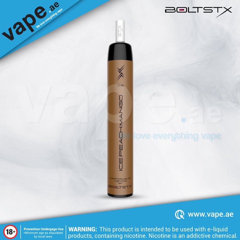 Ice Peach Mango 3500 Puffs 50mg By STX Boltstx