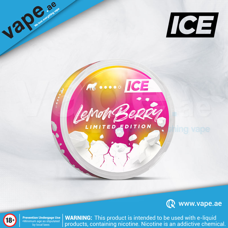 Lemon Berry 12.5mg Nicotine Pouch/SNUS by ICE