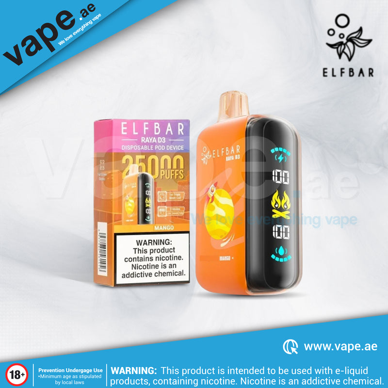 Mango 50mg 25,000 Puffs By Elf Bar D3