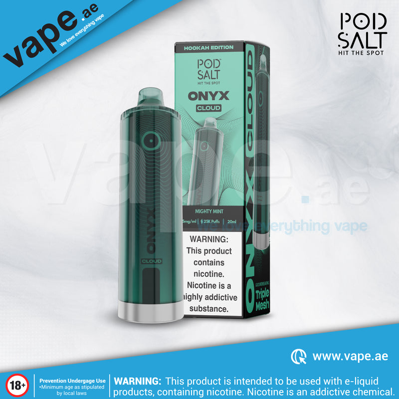 Miami Mint 5mg 25000 Puffs Onyx Cloud By Pod Salt