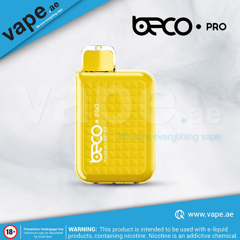 Passion Fruit Ice 50mg 6000 Puffs by Beco Pro