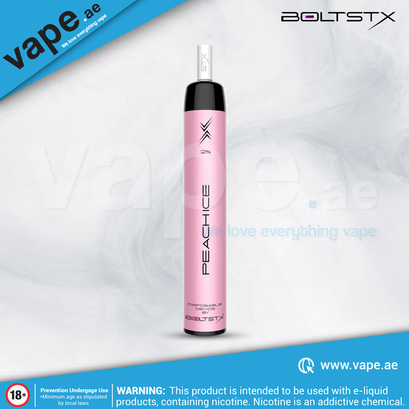 Peach Ice 3500 Puffs 20mg By STX Boltstx