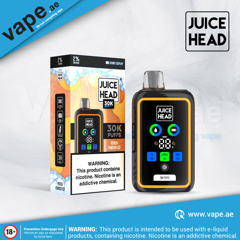 Peach Mango Ice 30,000 Puffs 20mg by Juice Head