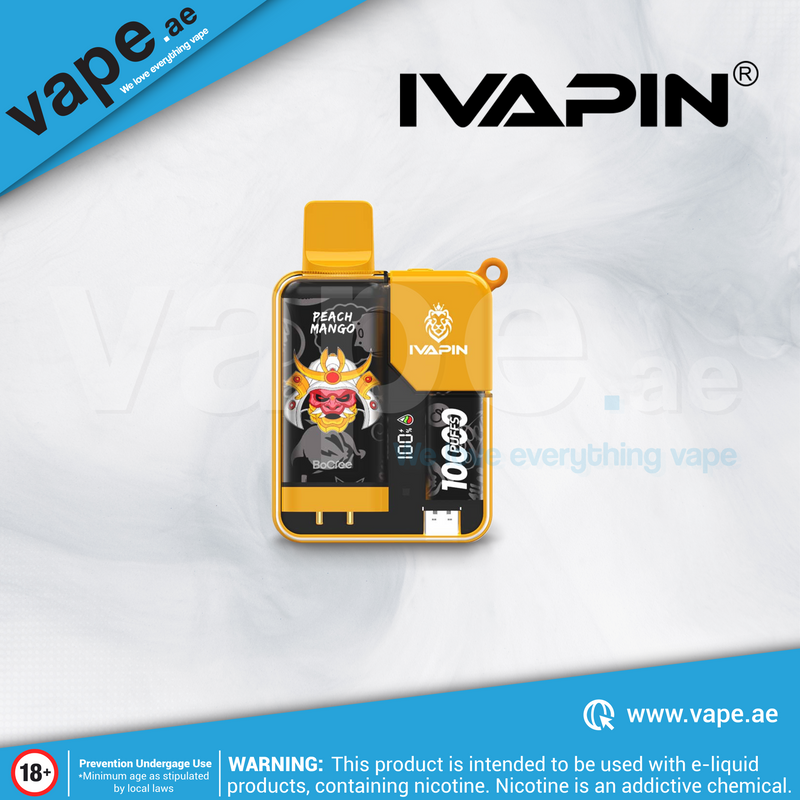 Peach Mango 20mg 10000 Puffs by IVAPIN