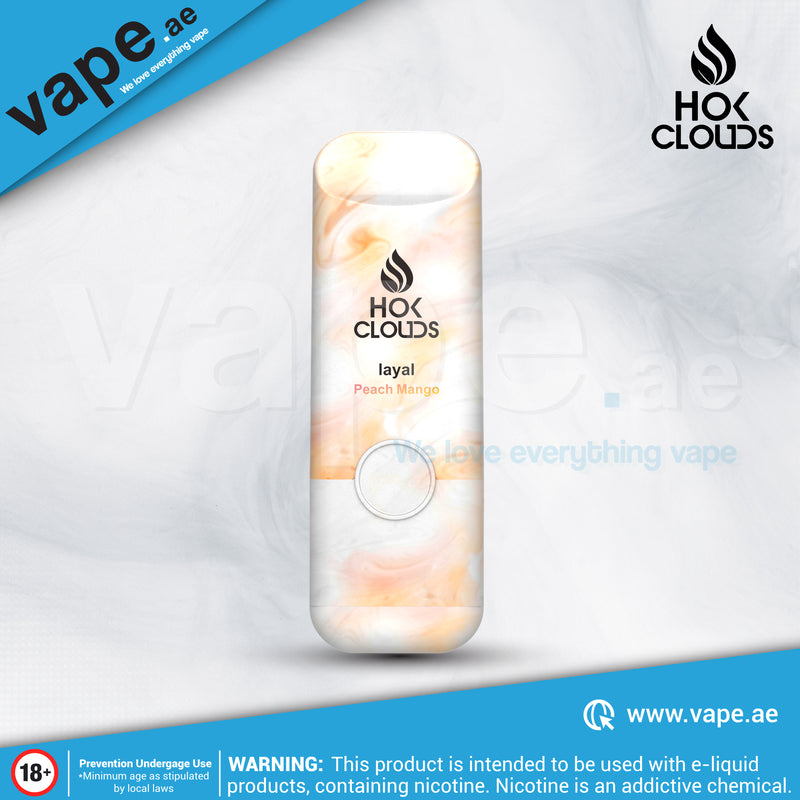 Peach Mango 3mg 9,900 Puffs By Hok Clouds