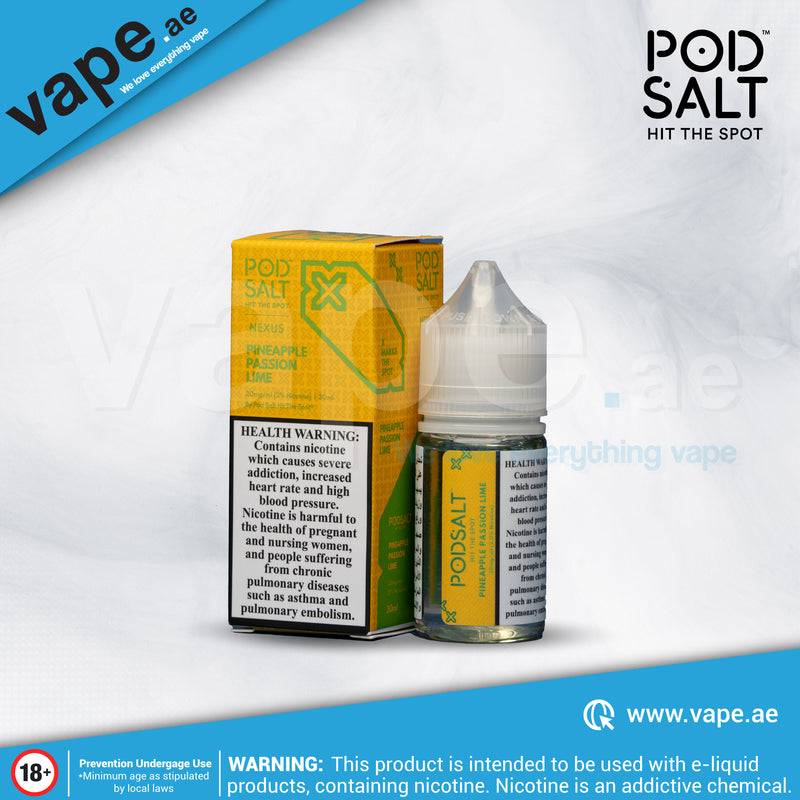 Pineapple Passion Lime 20mg 30ml By Pod Salt Nexus