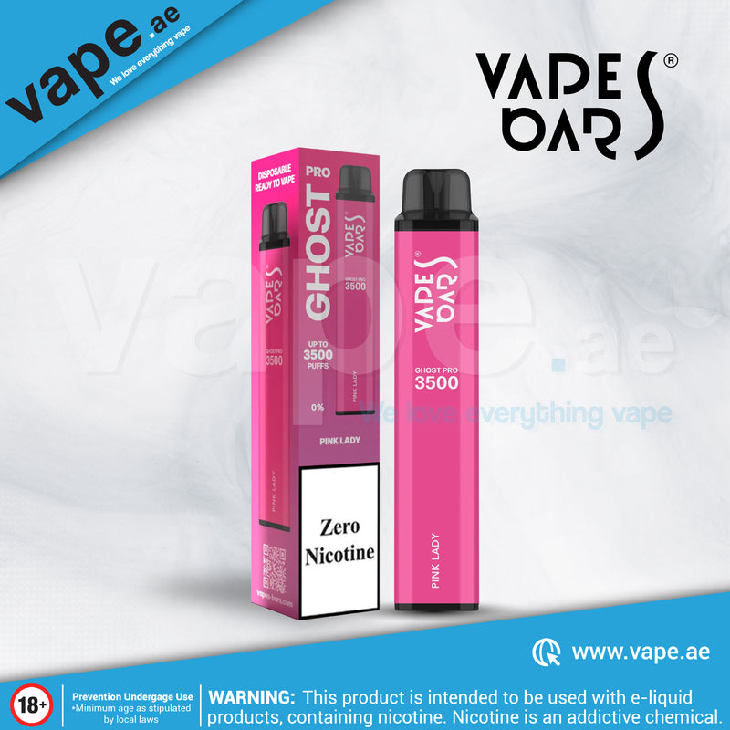 Pink Lady 0mg 3500 Puffs by Vapes Bars Ghost Pro
