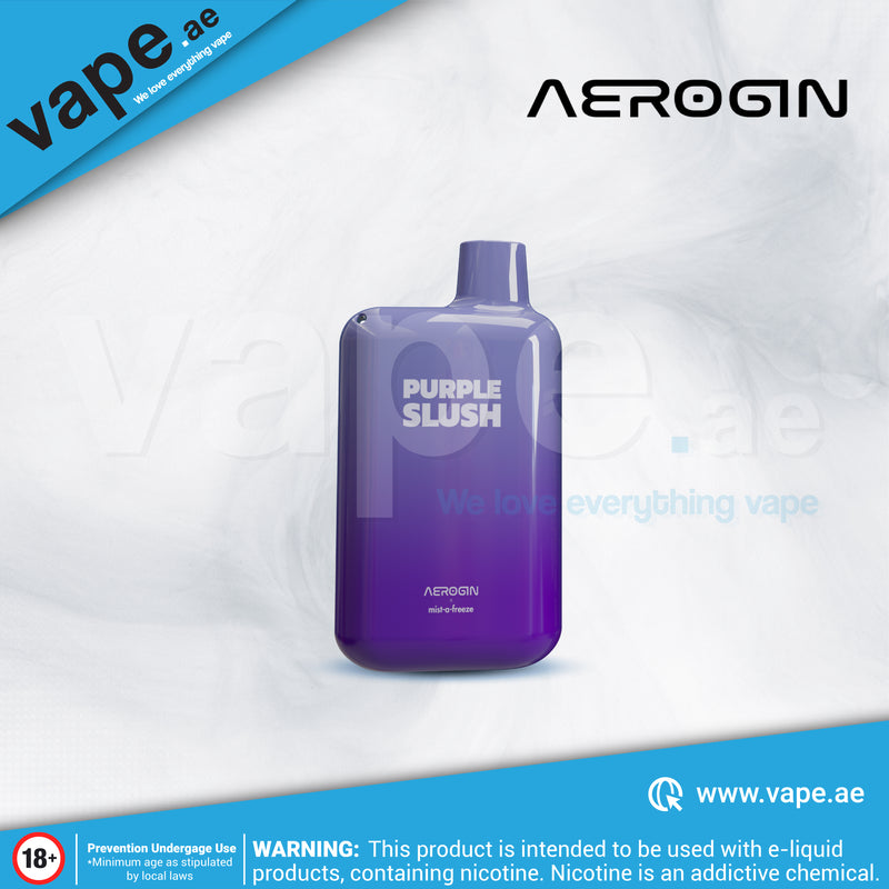 Purple Slush 50mg 5500 Puffs by Aerogin x Mist-A-Freeze