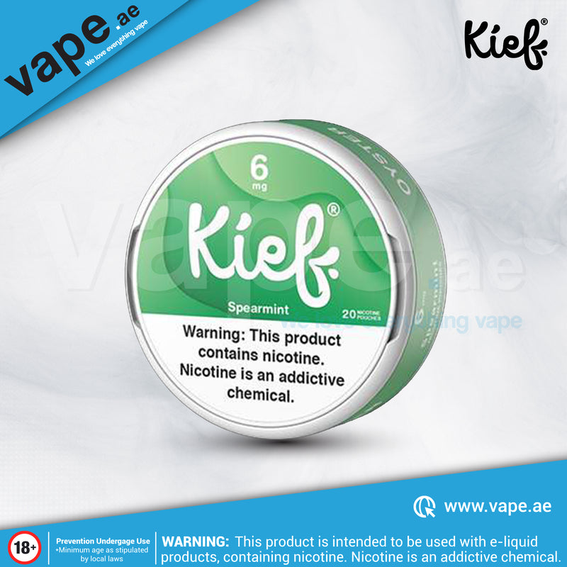 Spearmint 6mg Nicotine Pouch / Snus By Kief