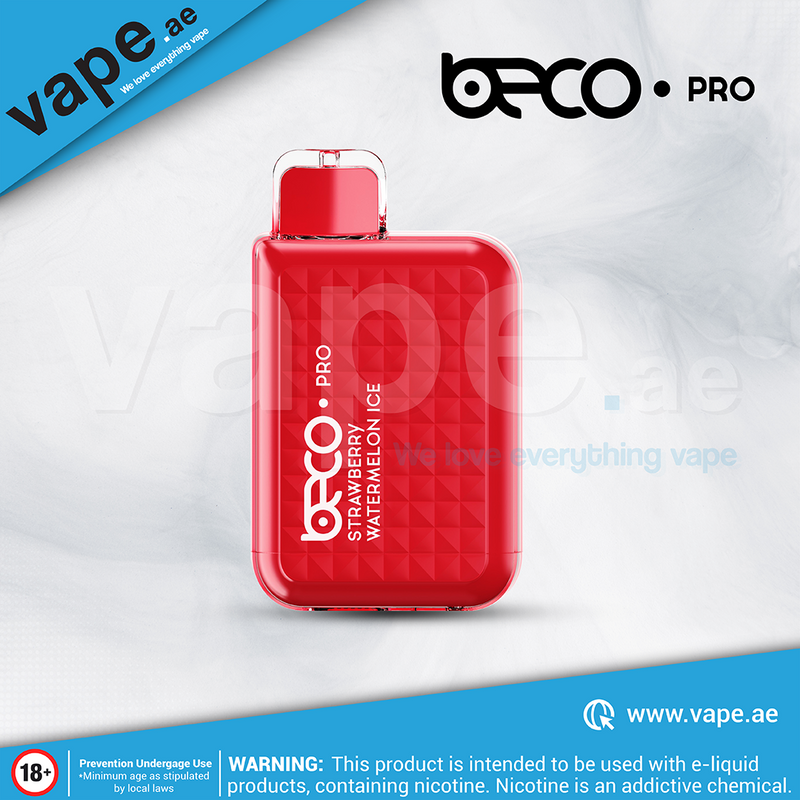 Strawberry Watermelon Ice 50mg 6000 Puffs by Beco Pro