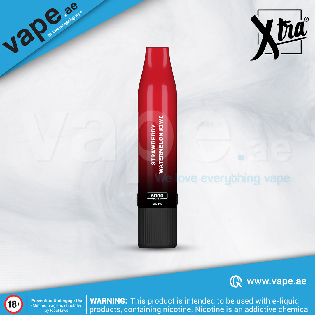Strawberry Watermelon Kiwi 20mg 6000 Puffs By XTRA  Vape.ae