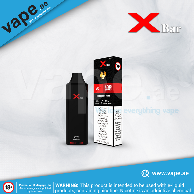 VCT 20mg 6000 Puffs by X Bar