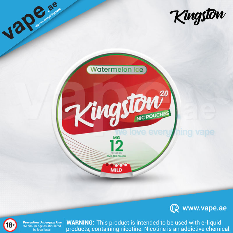 Watermelon Ice 12mg Nicotine Pouch / Snus By Kingston