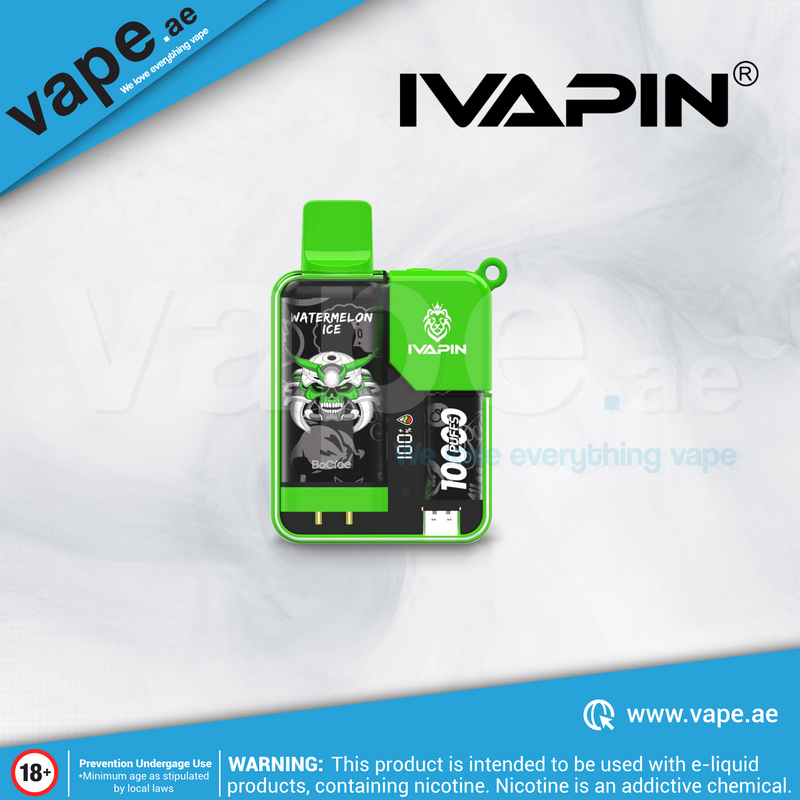 Watermelon Ice 20mg 10000 Puffs by IVAPIN