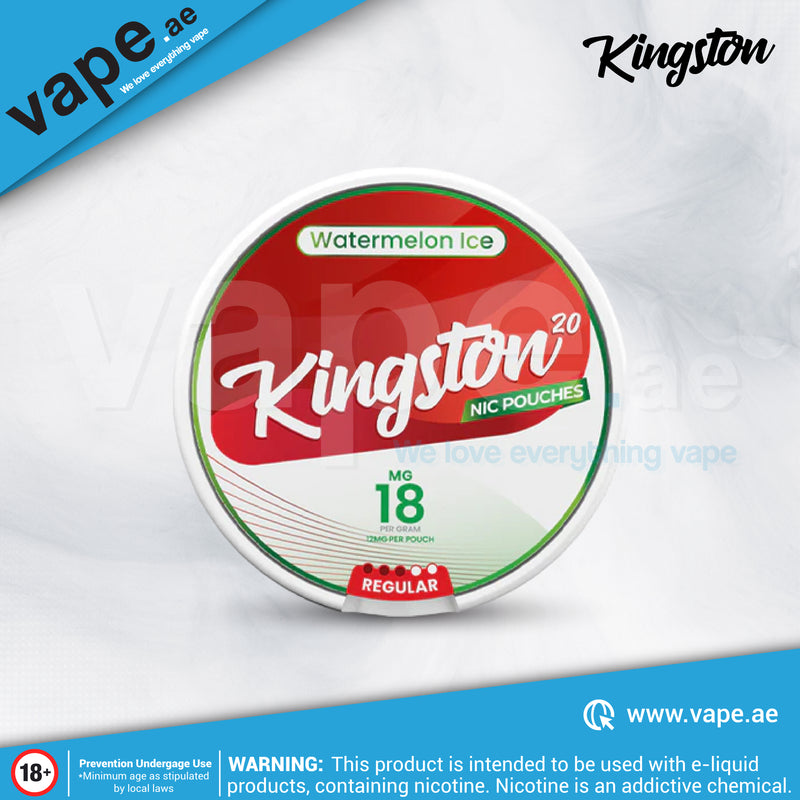 Watermelon Ice 18mg Nicotine Pouch / Snus By Kingston