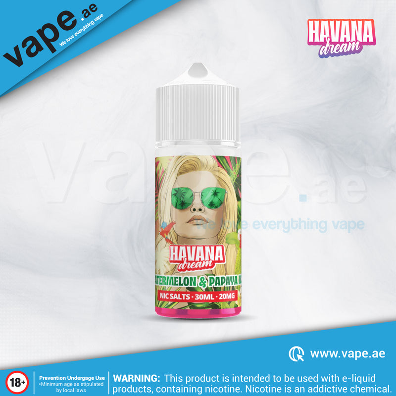 Watermelon Papaya Ice 20mg 30ml By Havana Dream