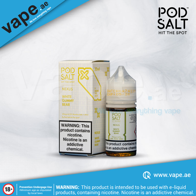 White Gummy Bear 20mg 30ml By Pod Salt Nexus