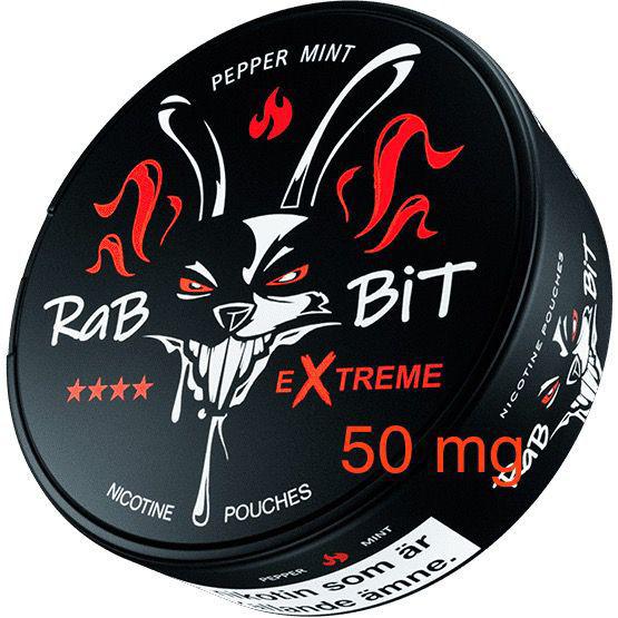 Pepper Mint 50mg Nicotine Pouch / Snus By Rabbit