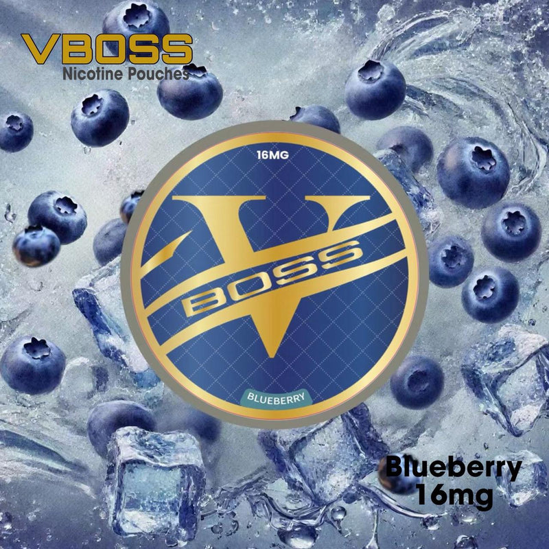 Blueberry 16mg Nicotine Pouch / Snus By V Boss
