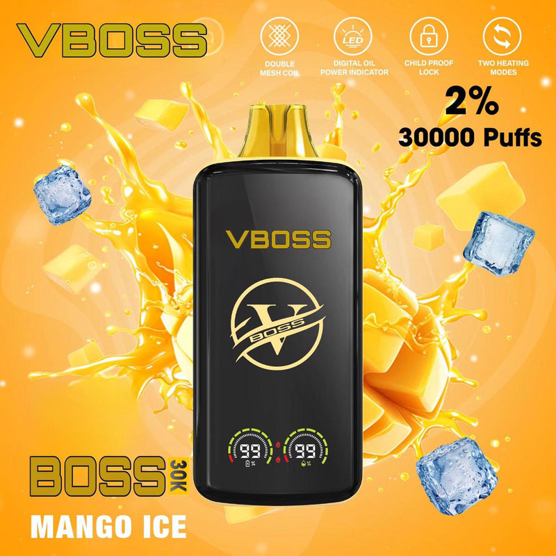 Mango Ice 30000 Puffs 20mg by V Boss