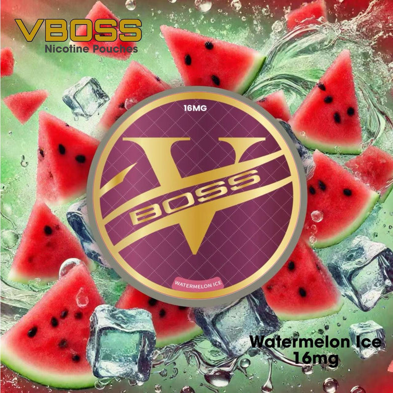 Watermelon Ice 16mg Nicotine Pouch / Snus By V Boss