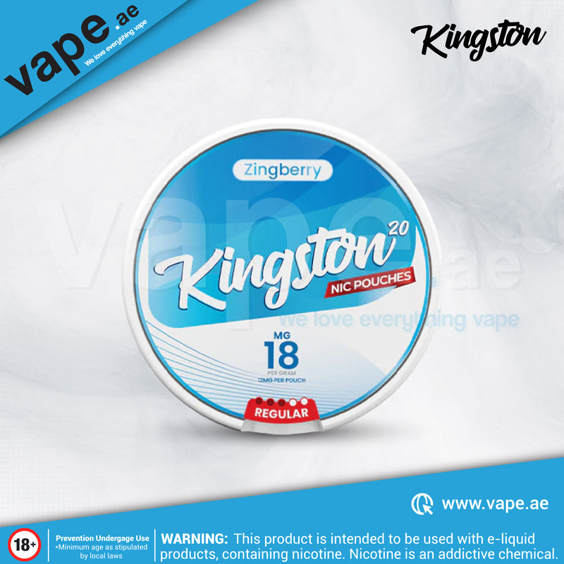 Zingberry 18mg Nicotine Pouch / Snus By Kingston