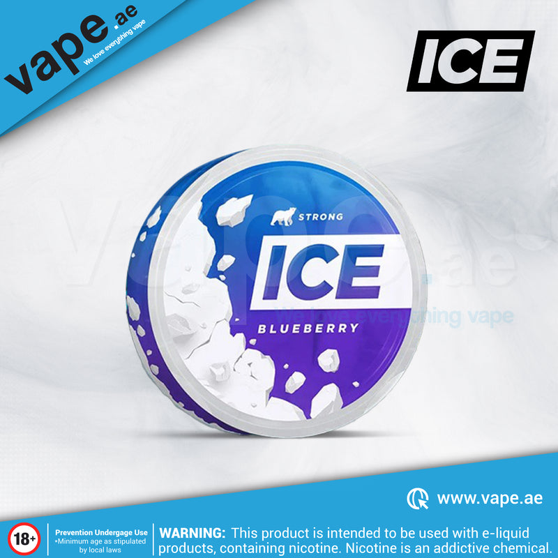 Blueberry 16.5mg Nicotine Pouch/SNUS by ICE