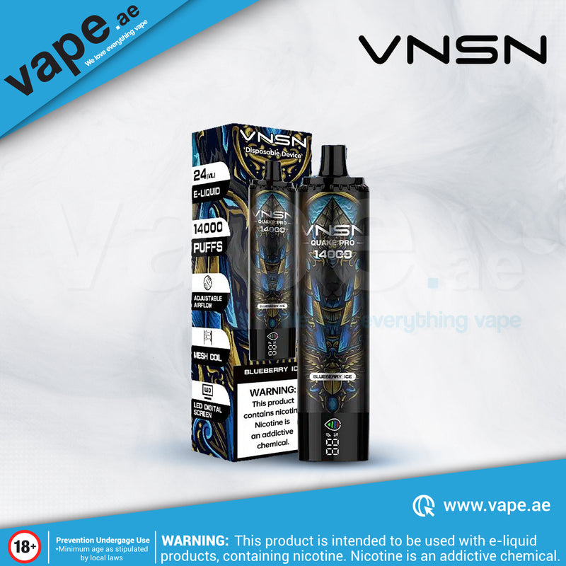 Blueberry Ice 14000 Puffs 50mg by VNSN Disposable