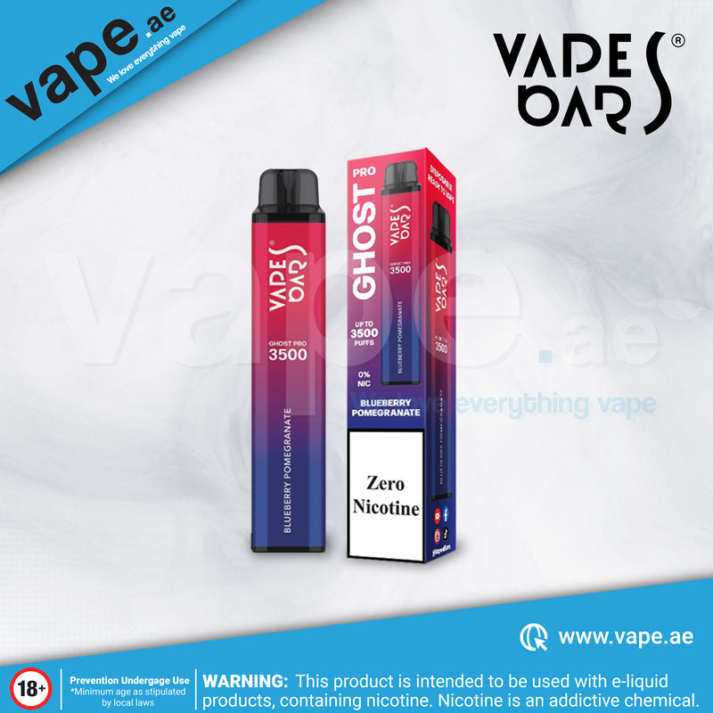 Blueberry Pomegranate 0mg 3500 Puffs by Vapes Bars Ghost Pro