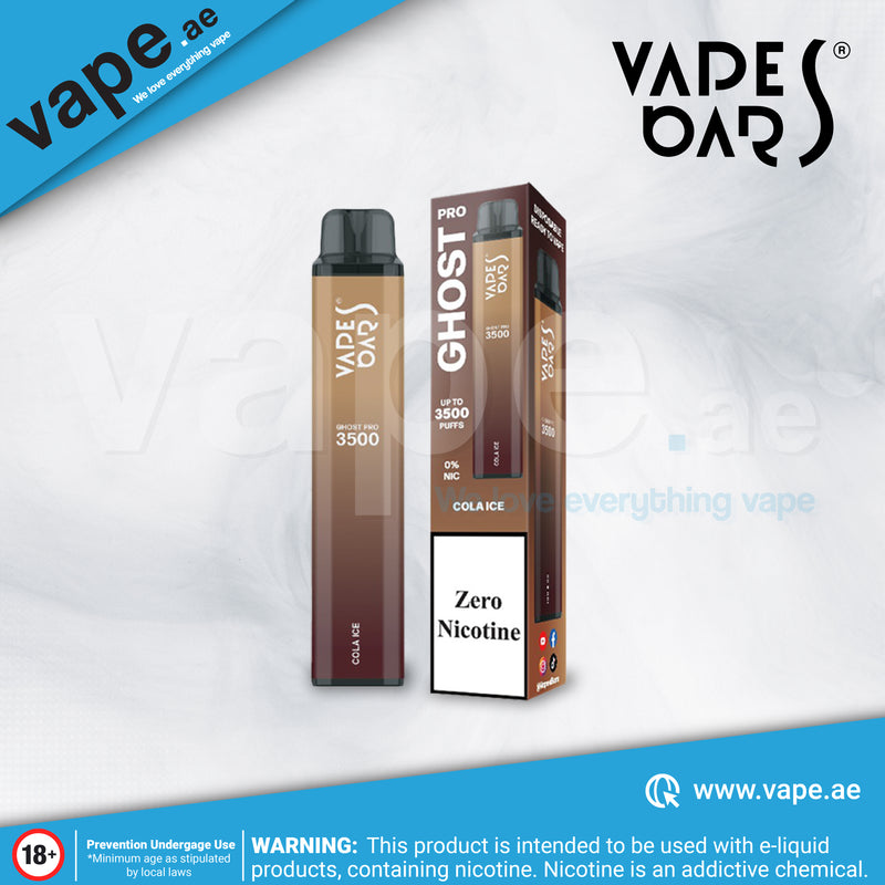 Cola Ice 0mg 3500 Puffs by Vapes Bars Ghost Pro